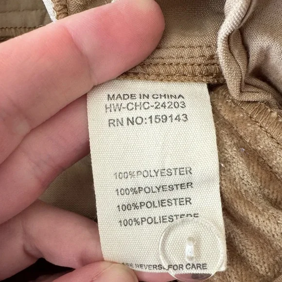 FRNCH Velvet Texture Pants - Picture 6 of 7